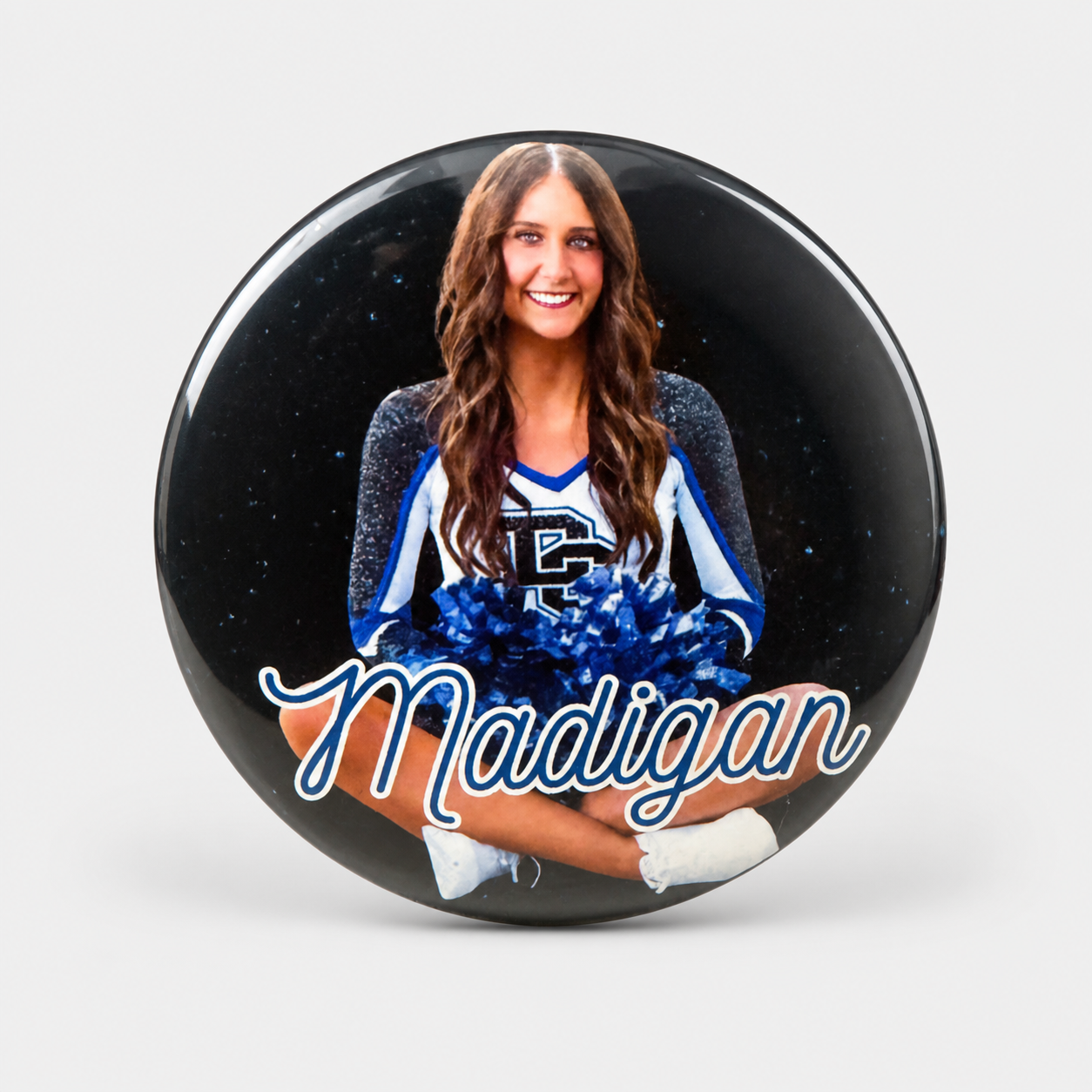 Custom Photo Button Pin 3"