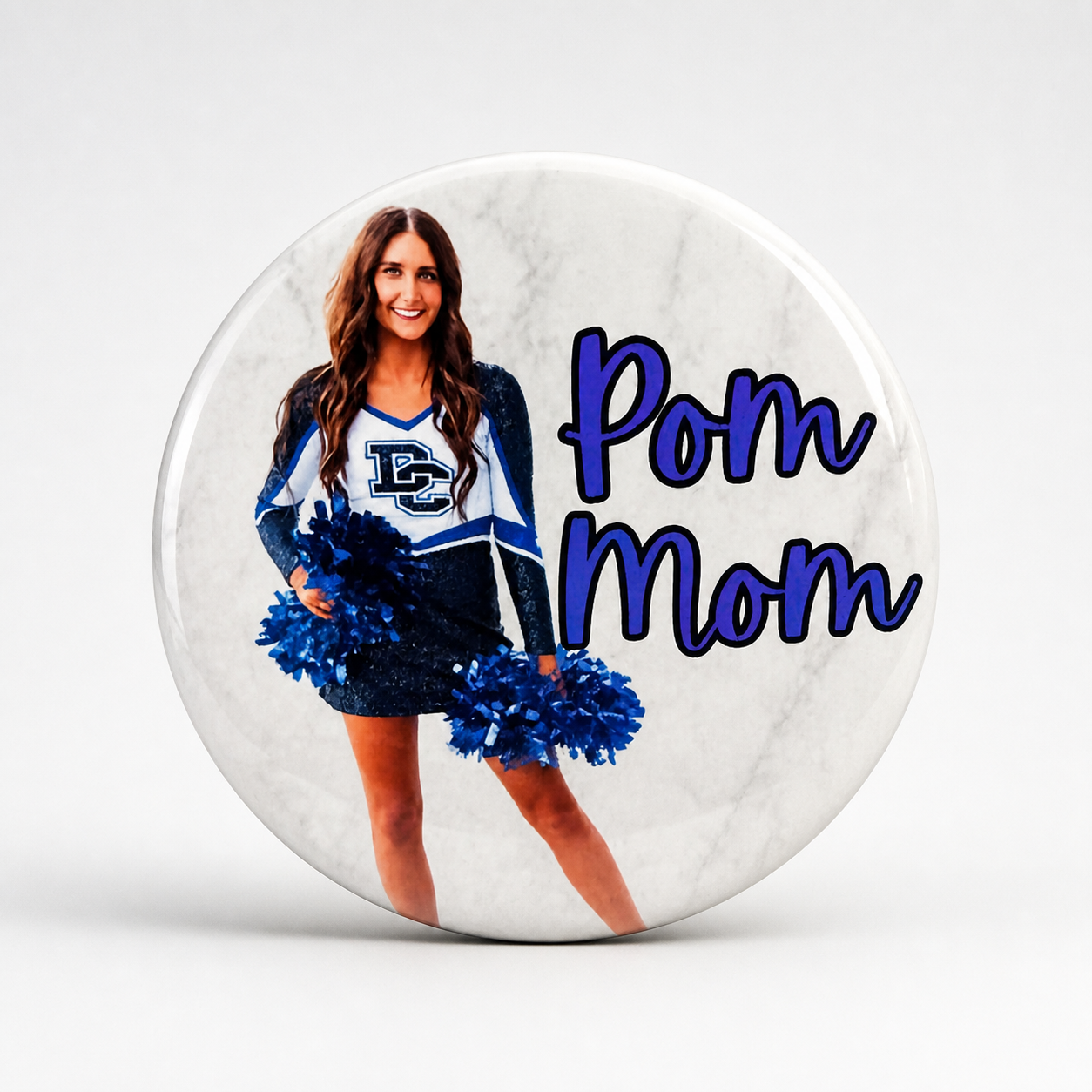 Custom Photo Button Pin 3"